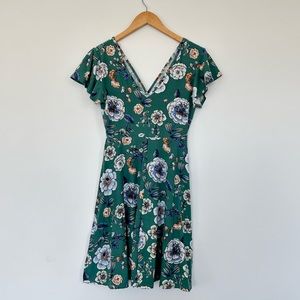 Kaileigh Summer Casual Floral Dress Size S